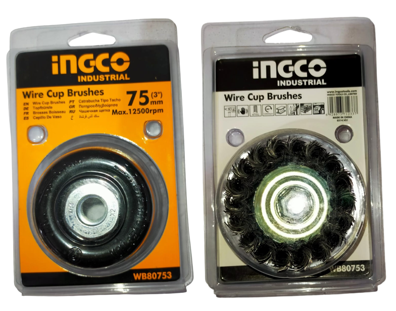 BROSSE A LAITON INGCO 75MM 3"