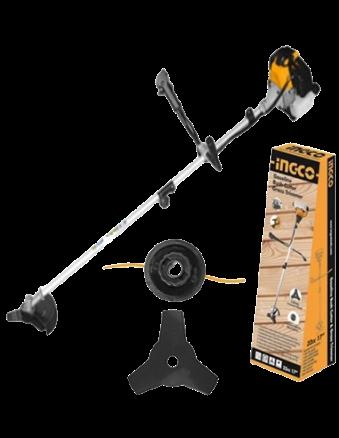 Gasoline grass trimmer and bush cutter