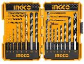 Ensemble de forets à métal, à béton et à bois - 16 pièces