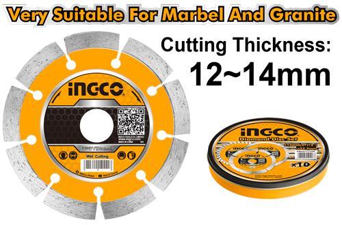 Disque diamant segmenté à coupe sec - 230*22.2mm