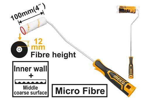 Mini brosse cylindrique (paroi intérieure)