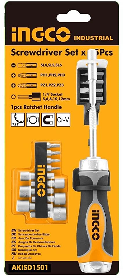 15 in 1 Ratchet Screwdriver Set 