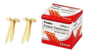 FOSKA-ATTACHE PARISIENNE DOREE 14mm (BOITE DE 100 PCS)