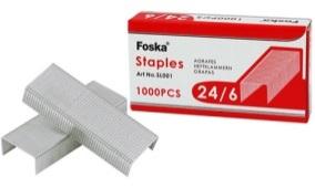 AGRAFFES 24/6, (BTE DE 1000pcs)，530mic,NG:38g