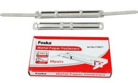 FOSKA-SERRE PAPIER HORIZONTAL PLAT METAL 8cm