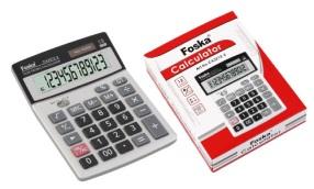 FOSKA-CALCULATRICE SOLAIRE 12 CHIFFRES 138*103*28mm CA3212-2