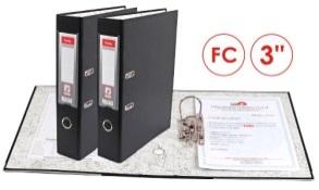 FOSKA-CLASSEUR A LEVIER NOIR EXT PVC FC 3’’W9501 NOIR