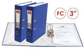 FOSKA-CLASSEUR A LEVIER BLEU EXT PVC FC 3’’W9501 BLUE