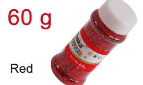 FOSKA-PAILLETTES EN FLACON DE 60 GMS ROUGE GT1060 RED