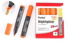 FOSKA-SURLIGNEUR FLUO ROSE BTE 12 PCS 150/180M ECRITURE 1,8G )MK2008-12(pink)
