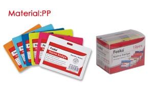 FOSKA-BADGE NOMINATIF PP,  102*75mm NB6001