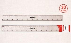FOSKA-REGLE PLASTIQUE 30 CM AS0330-2