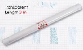 FOSKA-FILM COUVRE LIVRE TRANSP 45CM*3M*0.08MM G3000T-3M