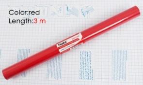 FOSKA-FILM COUVRE LIVRE ROUGE 45CM*3M*0.08MM G3000C-3M RED