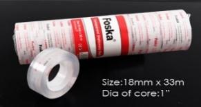 FOSKA-SCOTCH DE BUREAU 18MM*33M CT301-5