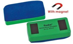 FOSKA-EFFACEUR TABLEAU BLANC 10.5*5.2*3cm, MAGNETIC，PLAST/FIBRE BE1019