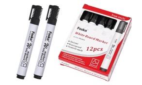 FOSKA-MARQUEUR NOIR POUR TABLEAU BLANC 650-680M ECRITURE 2,6 GMS ENCRE MK8001(black)