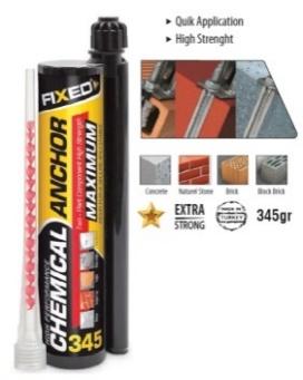 SGS CHEMICAL ANCHOR  F-345 345GR