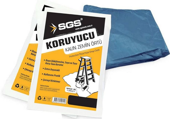 Paint Protection Thich Floor Drop Cloth 50M2