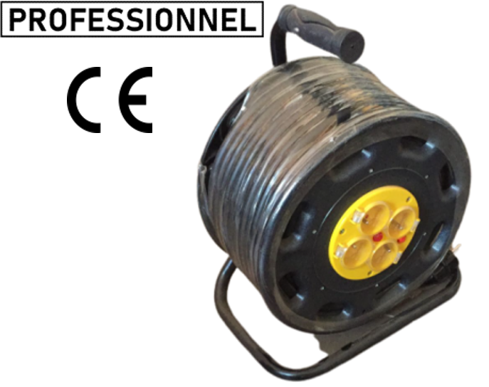 ENROULEUR PROFESSIONNEL FRANCELEC A/CABLE 3*1,5 DE 25M REF EREP25M315