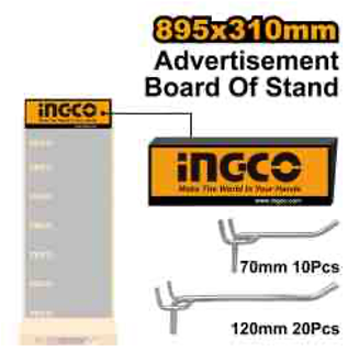 Advertisement board of INGCO stand