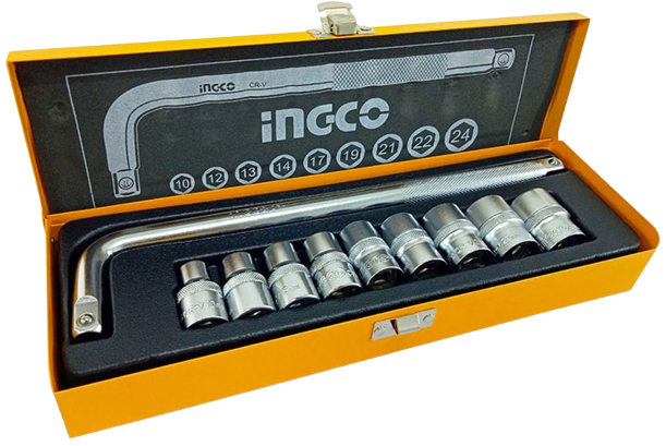 Ensemble de douilles 1/2&quot; - 10 pièces