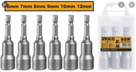 6pcs Magnetic nuts set