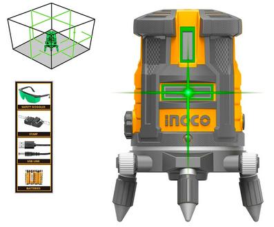 Niveau laser à lignes auto-nivelant - Vert - 30m