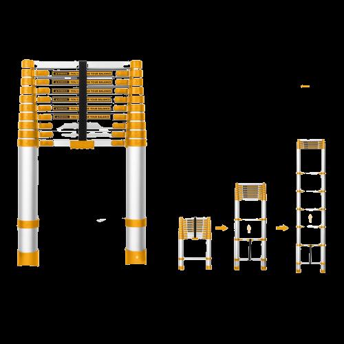 Telescopic Ladder 12 STEPS