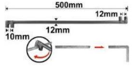 Griffe de ferrailleur - 10&amp;12mm
