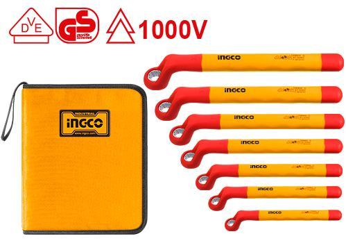 07Pcs insulated ring wrench set