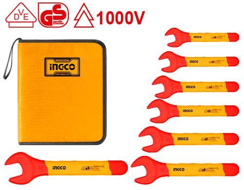 07Pcs insulated open end spanners set