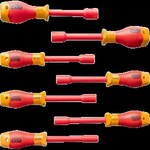 Ensemble de tournevis à douilles isolée - 7 pièces