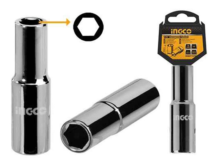 Douille hexagonale longue 1/2 - 19mm