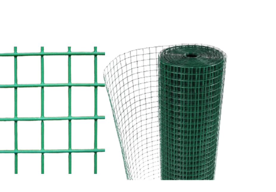 Grillage plastifié