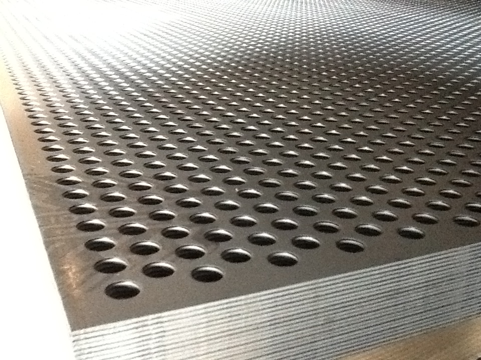 Tole Galvanisé perforée rond 2.5mm*3mm*1.2mm*1m*2m