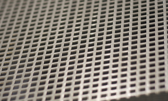 Tole Galvanisé perforée carré 2.5mm*3mm*1.2mm*1m*2m