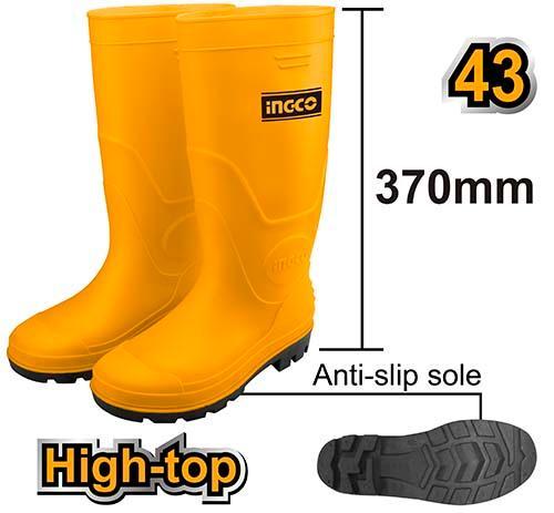 Bottes de pluie jaune - P43