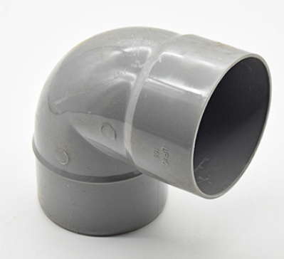 COUDE PVC M/F 90° DIAM 100 KMEI. POIDS 264g, COULEUR BLANC