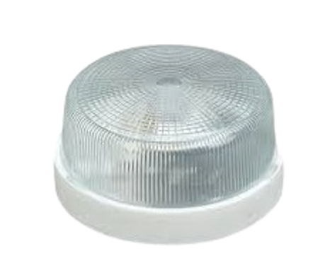 HUBLOT ETANCHE APPAR COUV VERRE REF Y-40 E27 KMEI. POIDS 1125G, COULEUR WHITE