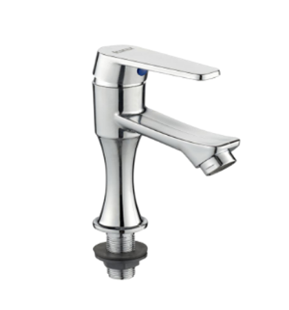 ROBINET LAVABO CHROME REF KM631-680C KMEI. POIDS 137.5G, COULEUR NATUREL