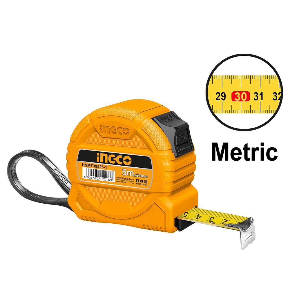 Mètre ruban en acier - 5m*25mm