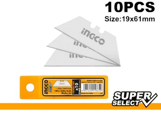 10 Pcs utility knife blades set