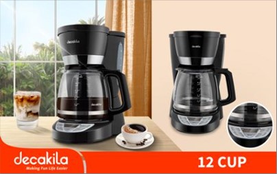 DRIP COFFEE MAKER 1,8L 975W DECAKILA