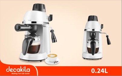 ESPRESSO MAKER 0.24L 4 CUPS DECAKILA