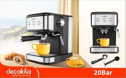 PUMP ESPRESSO COFFEE MACHINE 20BAR 1.5L DECAKILA