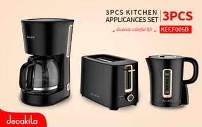 3PCS KITCHEN APPLIANCE SET 3-in-1 DECAKILA