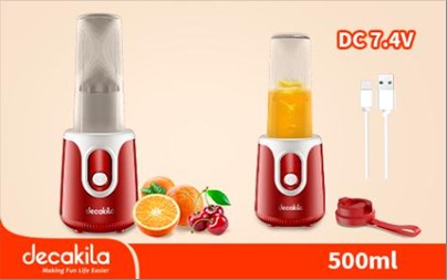 CORDLESS STAND BLENDER 500ML DC 7.4V DECAKILA