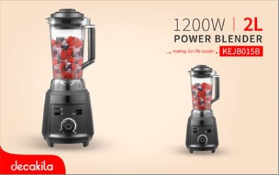 POWERFUL BLENDER 2L 1200W DECAKILA