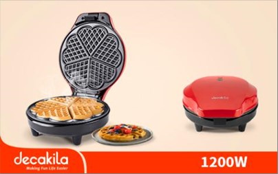 ROUND WAFFLE MAKER 1200W DECAKILA